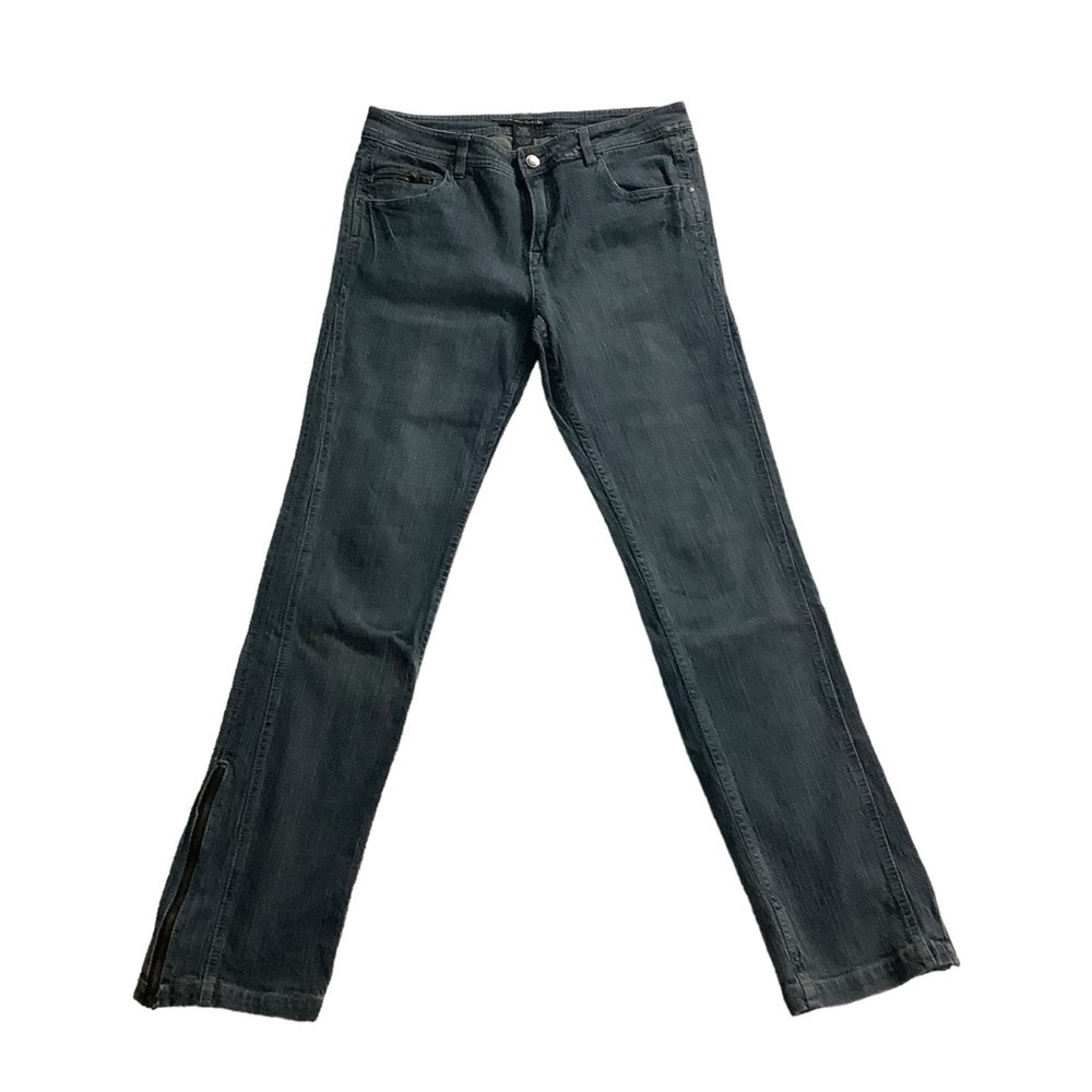 Pierre Cardin Jeans Sz 10 Straight Leg Medium Dark Wash